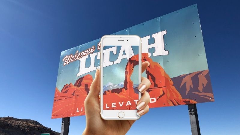 scanning an advertisement billboard using augmented reality